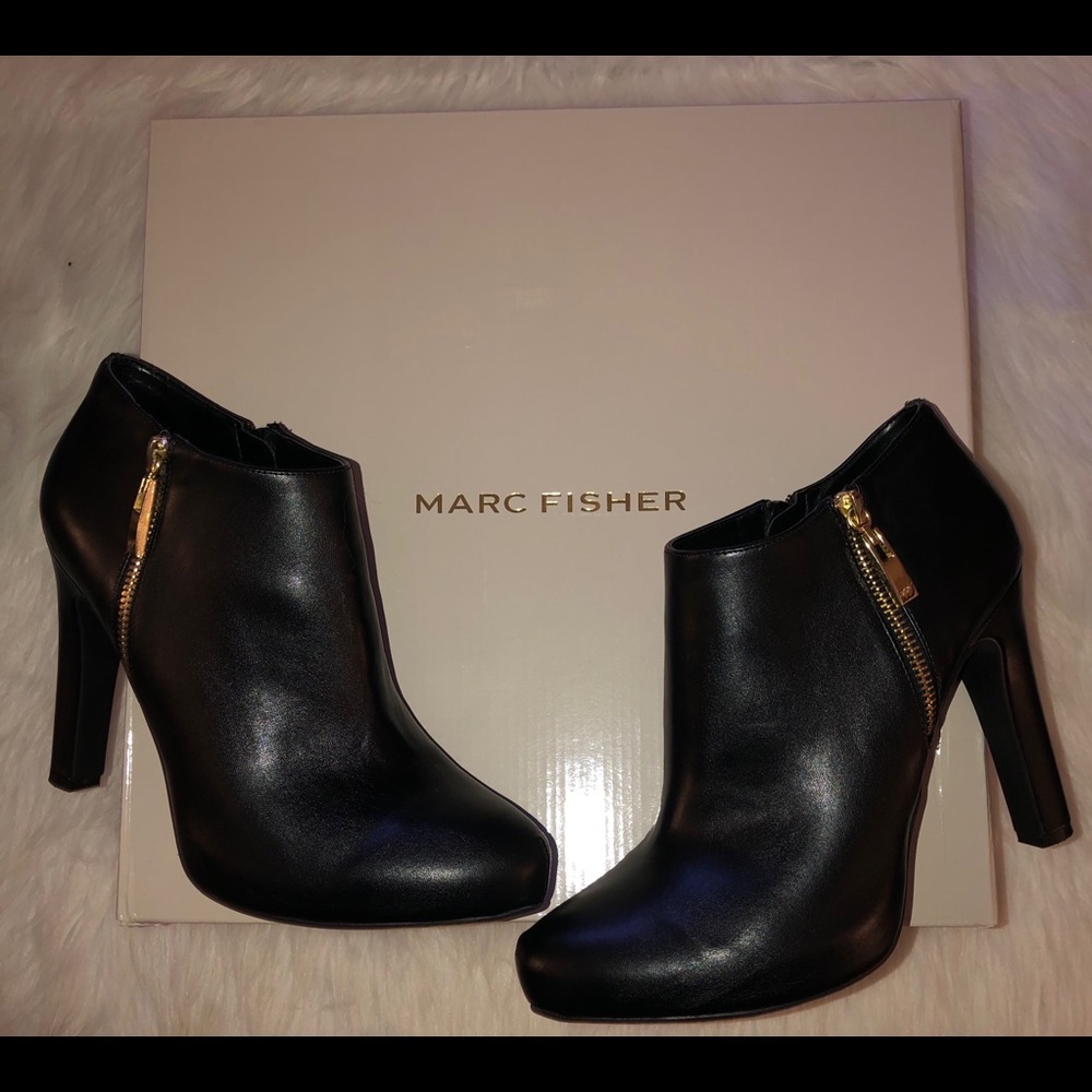 Marc Fisher Black”September 3”Booties,Size-10 - Picture 6 of 8